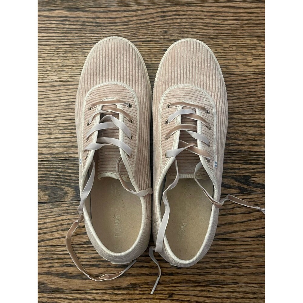 Toms Women's Carmel Corduroy Tan Oxford Sneaker